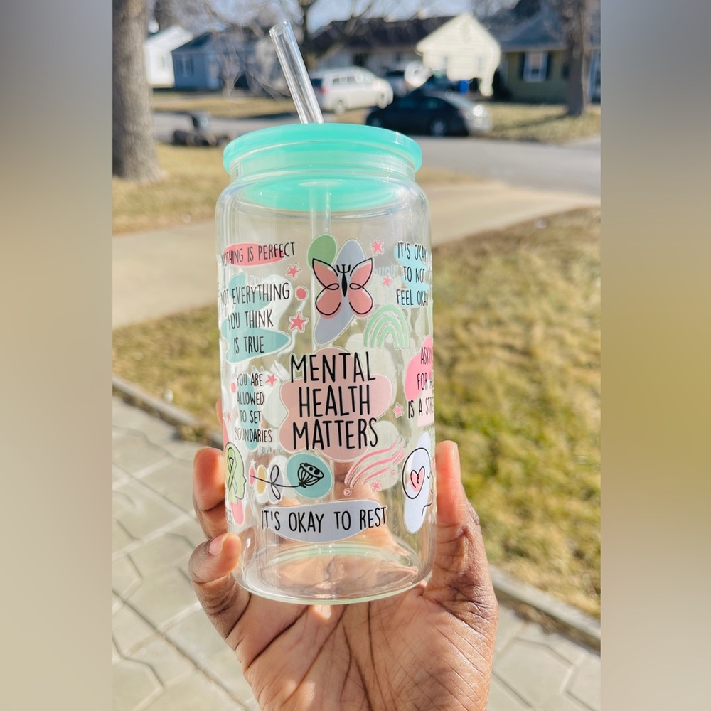 Glass Cup 16oz